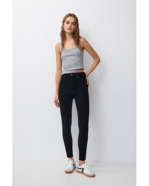 Pull&Bear Multicolor Super High-Waist Skinny Jeans