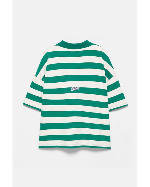 Polo Boxy Rayures Pull&Bear pour homme en coloris Blue