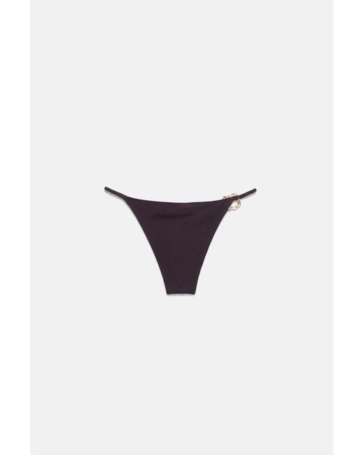Bas De Bikini À Appliqué Pull&Bear en coloris Brown