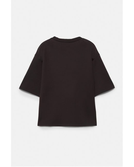 Pull&Bear Black Soft-Touch Short Sleeve T-Shirt