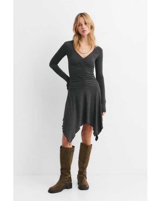 Pull&Bear Brown Biker Buckle Boots