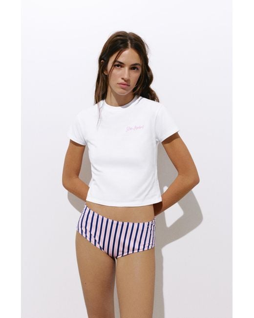 Pull&Bear Slim Aarons T-Shirt in het Black