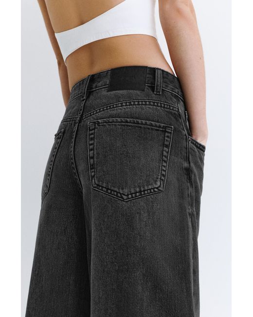 Pull&Bear Blue Low-Rise Denim Jorts