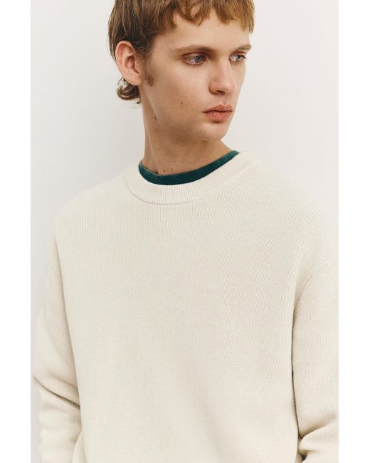 Pull Col Rond Pull&Bear pour homme en coloris Natural
