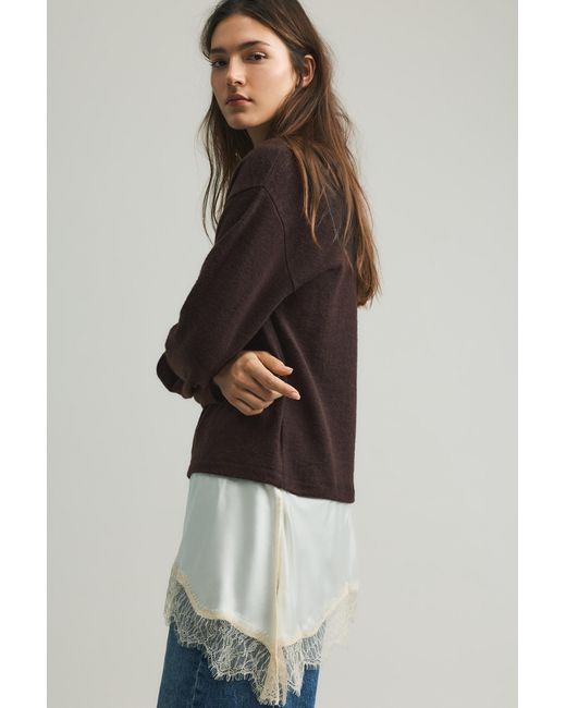 Pullover Sottile di Pull&Bear in Black