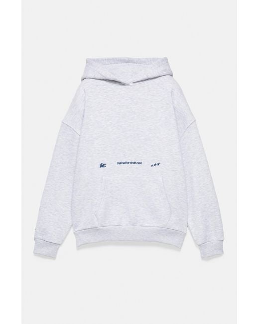 Sweat À Capuche Fresh Codes Pull&Bear en coloris White