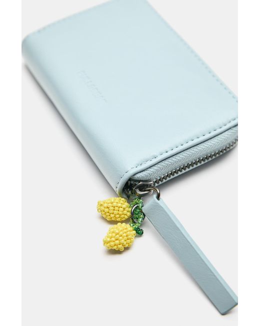 Pull&Bear Blue Embellished Wallet