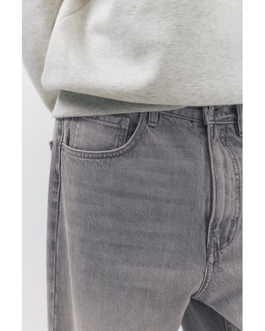 Pull&Bear Black Baggy Jeans for men
