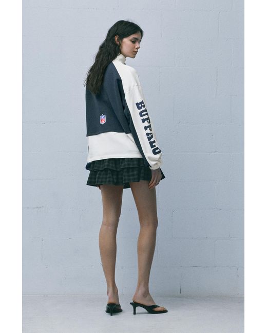 Pull&Bear Multicolor Nfl Bills Zip-Up Sweatshirt