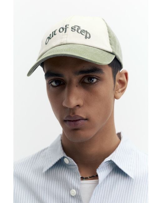 Pull&Bear Green Contrast Cap for men