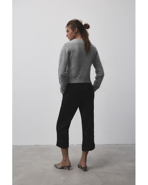 Pull&Bear Gray Soft Knit Cardigan