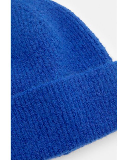 Pull&Bear Blue Knit Beanie