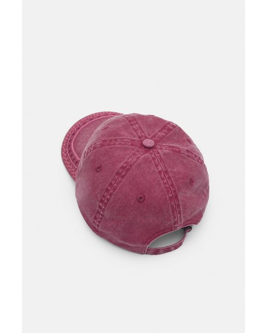 Pull&Bear Pink Bestickte Kappe