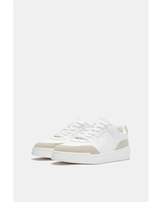 Pull&Bear Black Stwd Multi-Piece Trainers for men