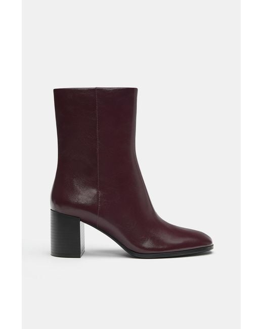 Pull&Bear Blue Absatzstiefeletten