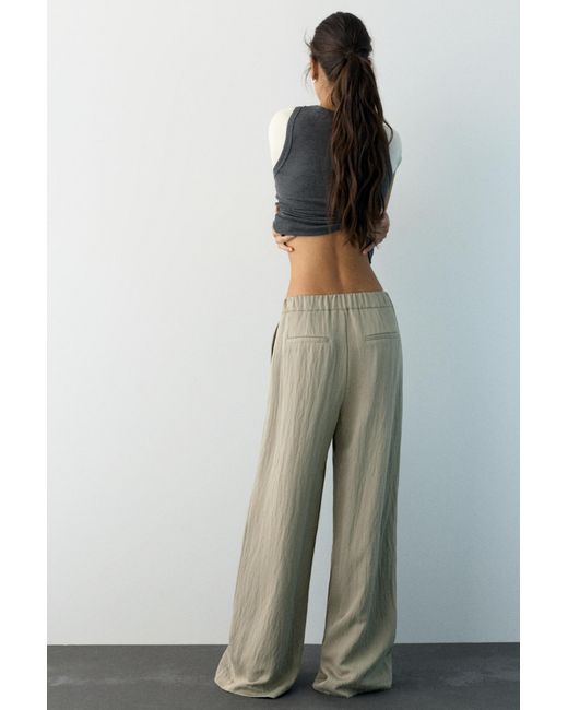 Pull&Bear Multicolor Darted Smart Trousers
