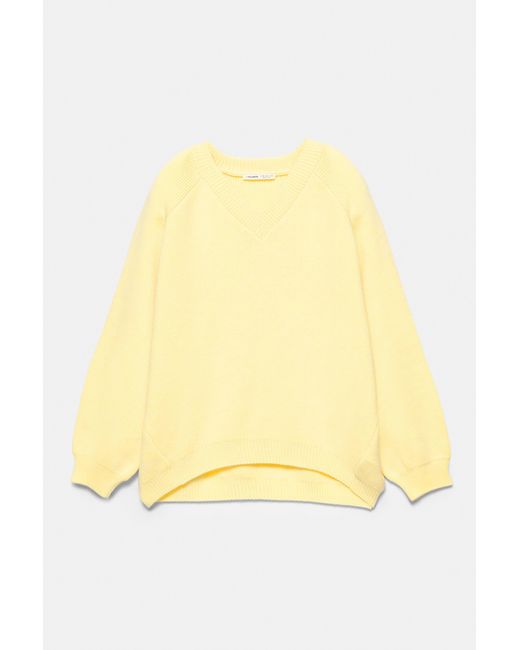 Pull&Bear Metallic Oversize Asymmetric Hem Jumper