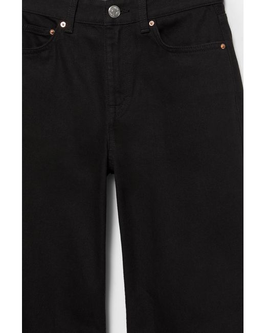 Pull&Bear Jeans Met Hoge Taille En Wijde Pijpen in het Blue