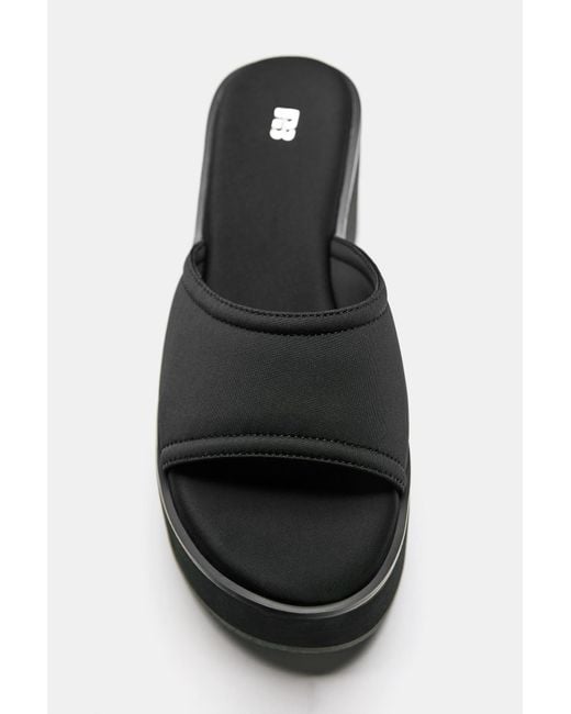 Sandales Compensées À Plateforme Pull&Bear en coloris Red