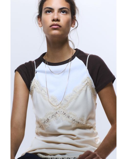 Pull&Bear White Doppelkette