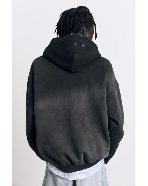 Sweat À Capuche Délavé Pull&Bear pour homme en coloris Black