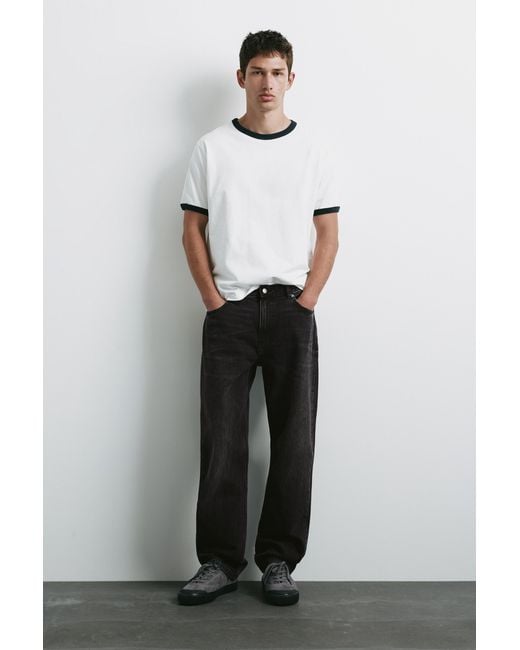 Pull&Bear Straight Fit Jeans in het White voor heren