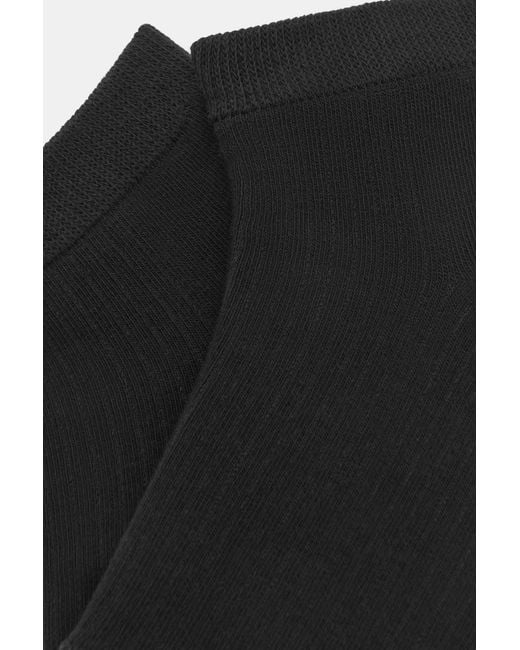 Pull&Bear Black Toecap-Free Socks