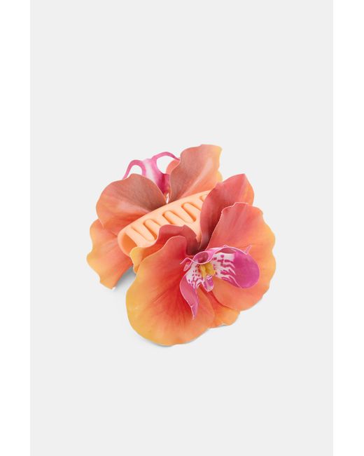 Pull&Bear Red Flower Hair Clip