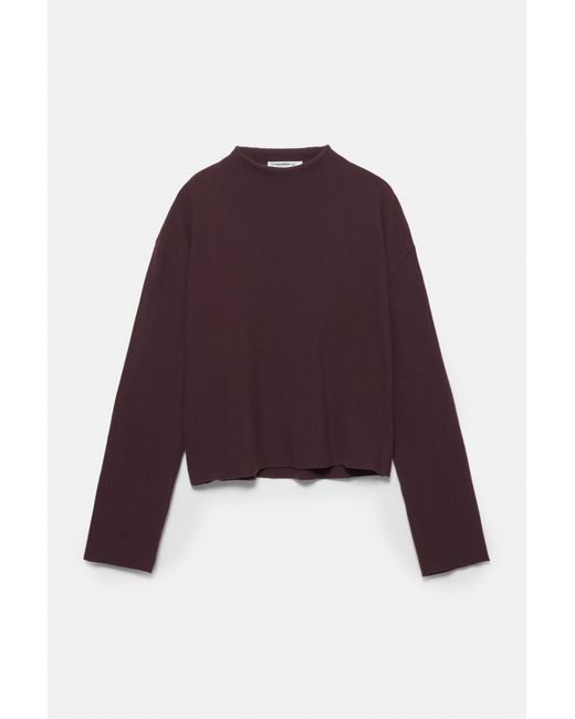 Pull&Bear Purple Soft Knit T-Shirt