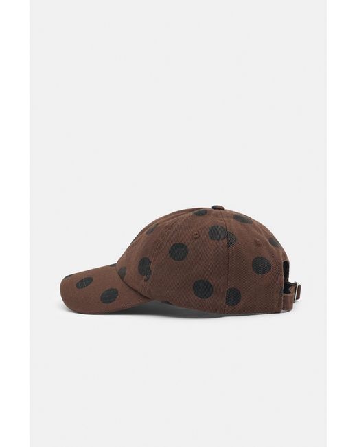 Pull&Bear Brown Braune Mütze Mit Tupfen