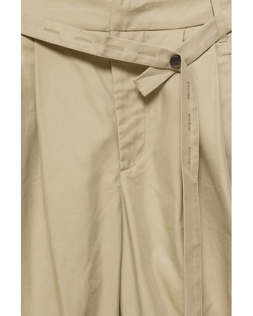Pull&Bear Balloon Fit Cargobroek Met Riem in het Gray