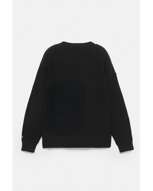 Pullover Con Testo di Pull&Bear in Black