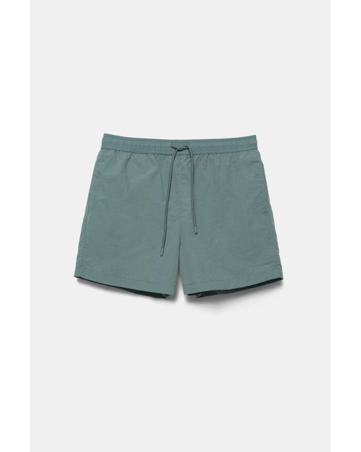 Pull&Bear Regular Fit Zwembroek in het Green voor heren