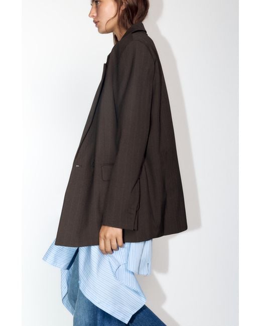 Blazer Croisé Pull&Bear en coloris Blue