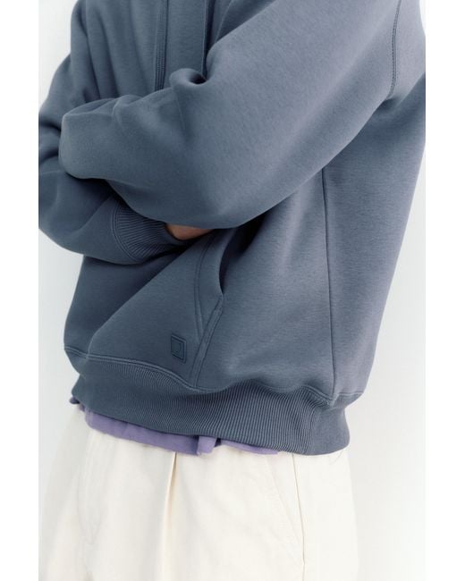 Felpa Basic Con Cappuccio di Pull&Bear in Blue da Uomo