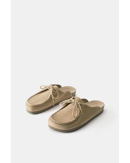 Sabots À Lacets Pull&Bear pour homme en coloris Natural