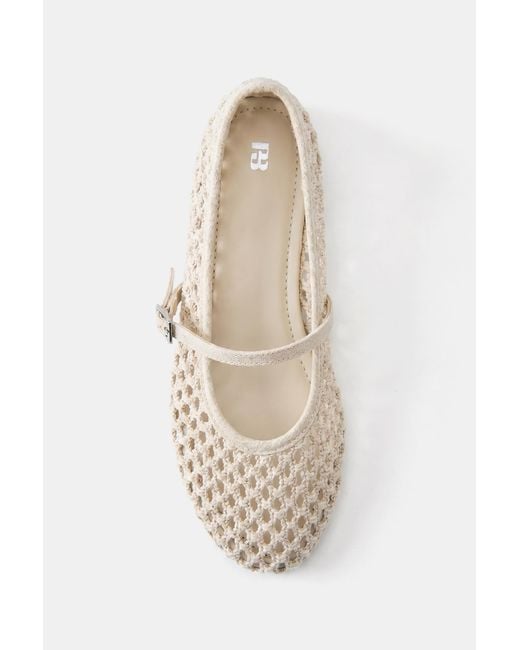 Pull&Bear Multicolor Ballerinas Im Häkel-Look