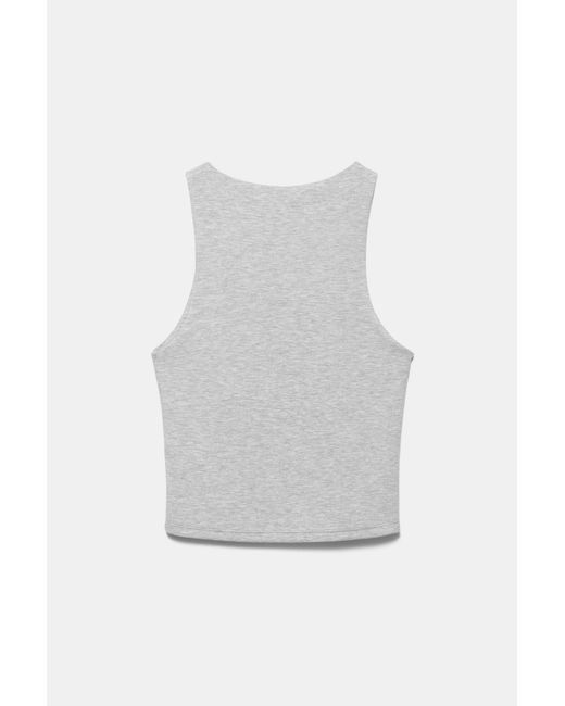 Canotta Morbida Al Tatto di Pull&Bear in White
