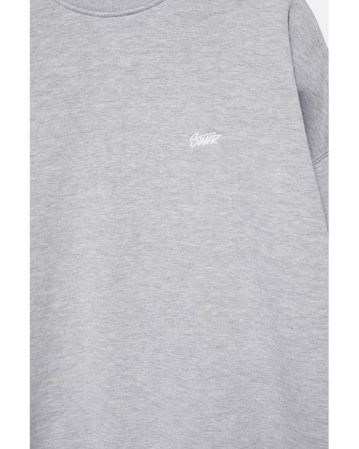 Pull&Bear Boxy Stwd-Sweater in het White voor heren