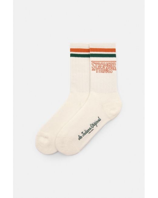 Pull&Bear Natural Socken Stranger Things