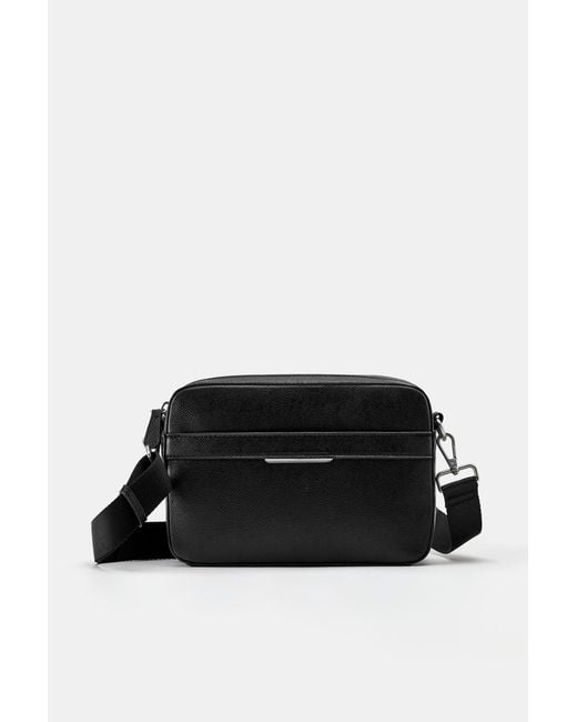 Pull&Bear Casual-Umhängetasche in Black für Herren