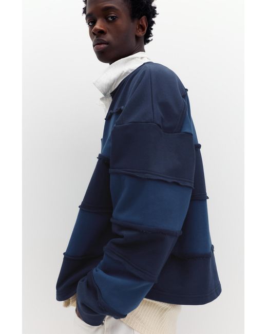 Polo Rayé Stwd Pull&Bear pour homme en coloris Blue
