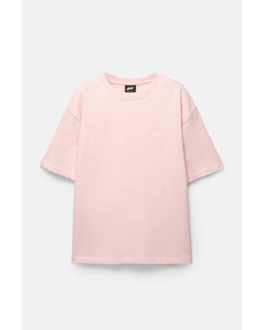 Pull&Bear Stwd-Sweatshirt Mit Kurzen Ärmeln in Pink für Herren