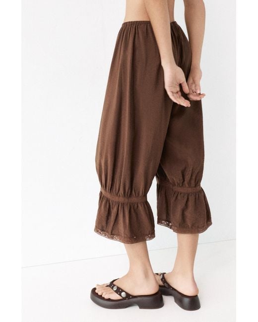 Pull&Bear Natural Bloomer Trousers