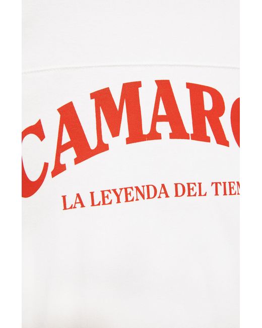 Pull&Bear Black Camaron Ribbed T-Shirt