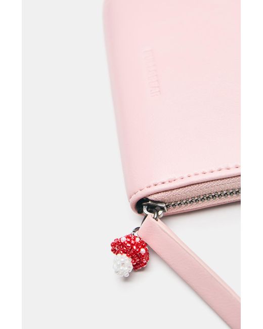 Pull&Bear Pink Embellished Purse