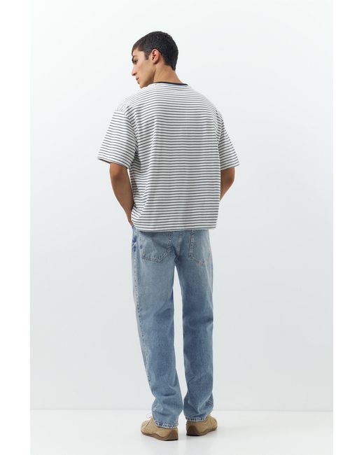 Pull&Bear Recht Model Jeans in het Blue voor heren