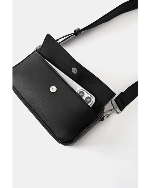 Borsa A Tracolla Casual di Pull&Bear in Black da Uomo