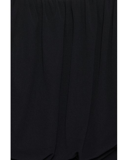Pull&Bear Strapless Top Met Tailleband in het Black