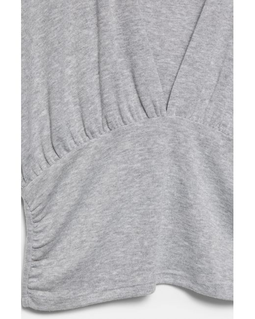 Pull&Bear Top Met V-Hals in het Gray